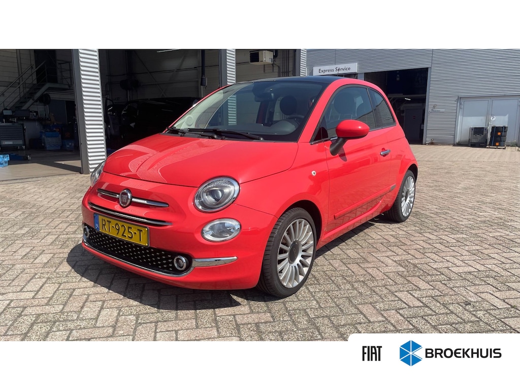 Fiat 500 0.9 TwinAir Turbo Lounge l Panoramadak l Parkeersensoren l LED l 16"Velgen l Climate Control l Elektr. ramen en spiegels l '