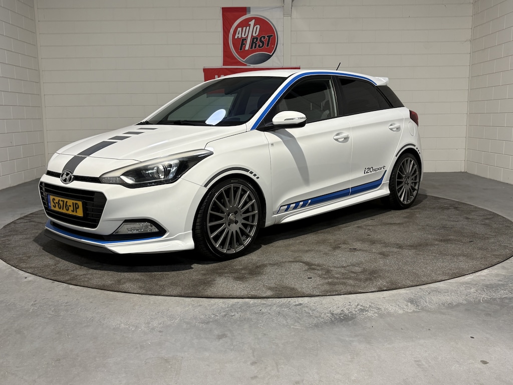 Hyundai i20 1.0 T-GDI Premium, SPORT, een Nekkendraaier, zeer Exclusief,, 18 inch, Airco, Cruise, 120 pk, Uniek, Led, Apple carplay, Android Radio, Prijs incl, apk, beurt en 3 mnd garantie