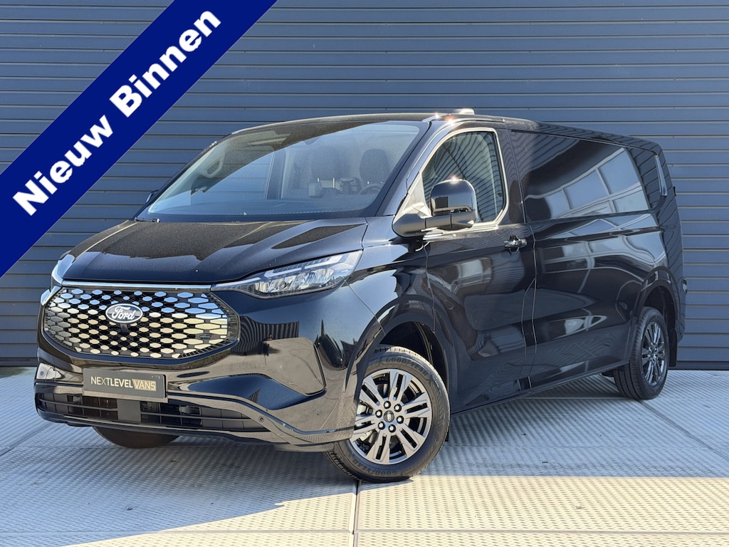 Ford E-Transit Cust. 340 L2H1 Limited 71 kWh 218 PK | 360 Camera | B&O Audio | Dode hoek | Direct leverbaar!!