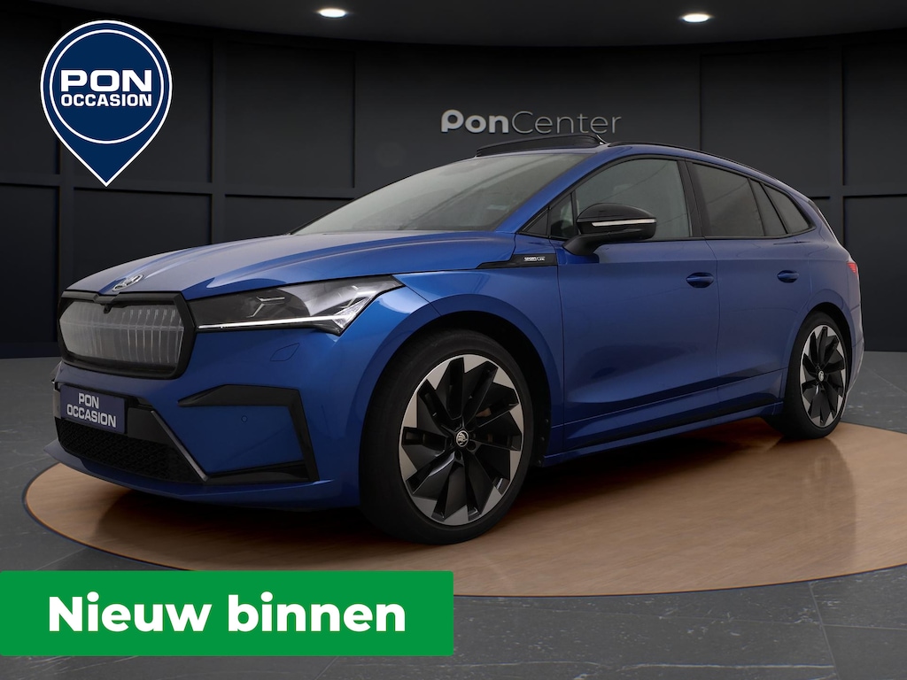Skoda Enyaq iV 80X Sportline | Pano Dak | Trekhaak | Head-up Display | 360 Camera | ACC | Elek. Stoelen | Stuur-/Stoelverwarming | Sportstoelen | 21'' |