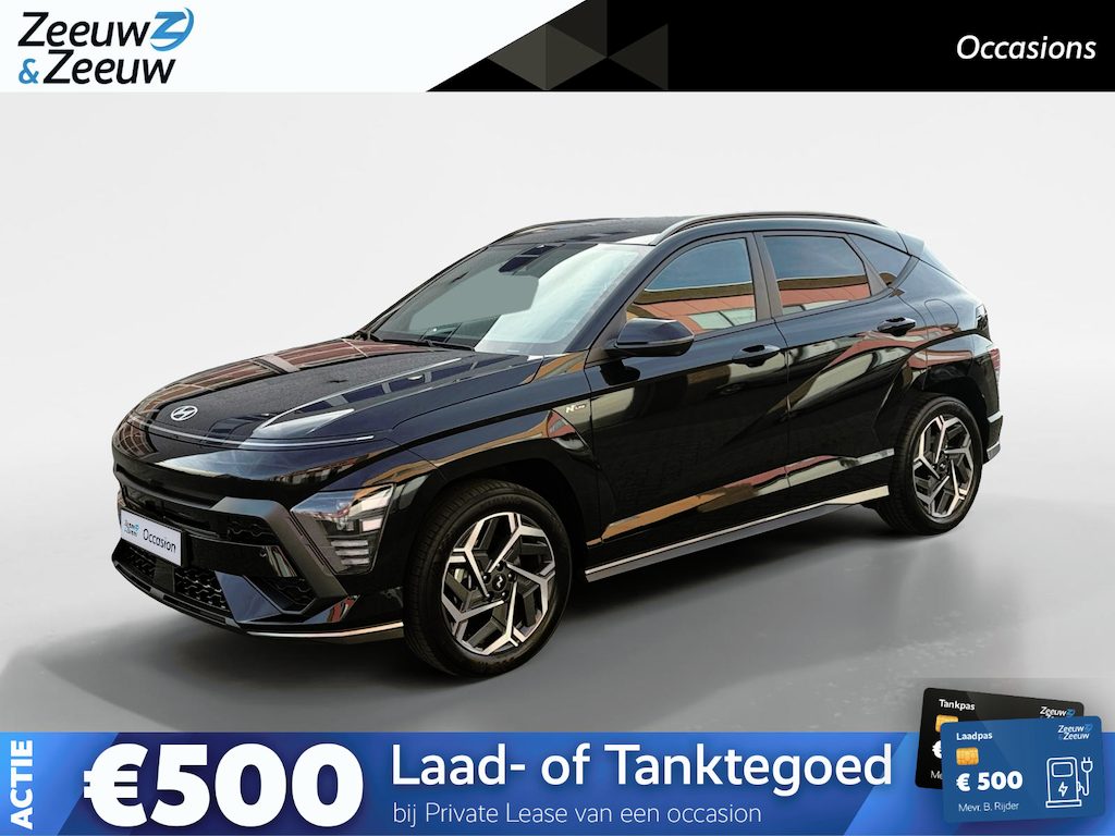 Hyundai Kona 1.6 GDI HEV N Line | Navigatie | Apple Carplay/ Android Auto | 360camera | Stoelverwarming & stoelventilatie | Elektrisch verstelbare stoelen |