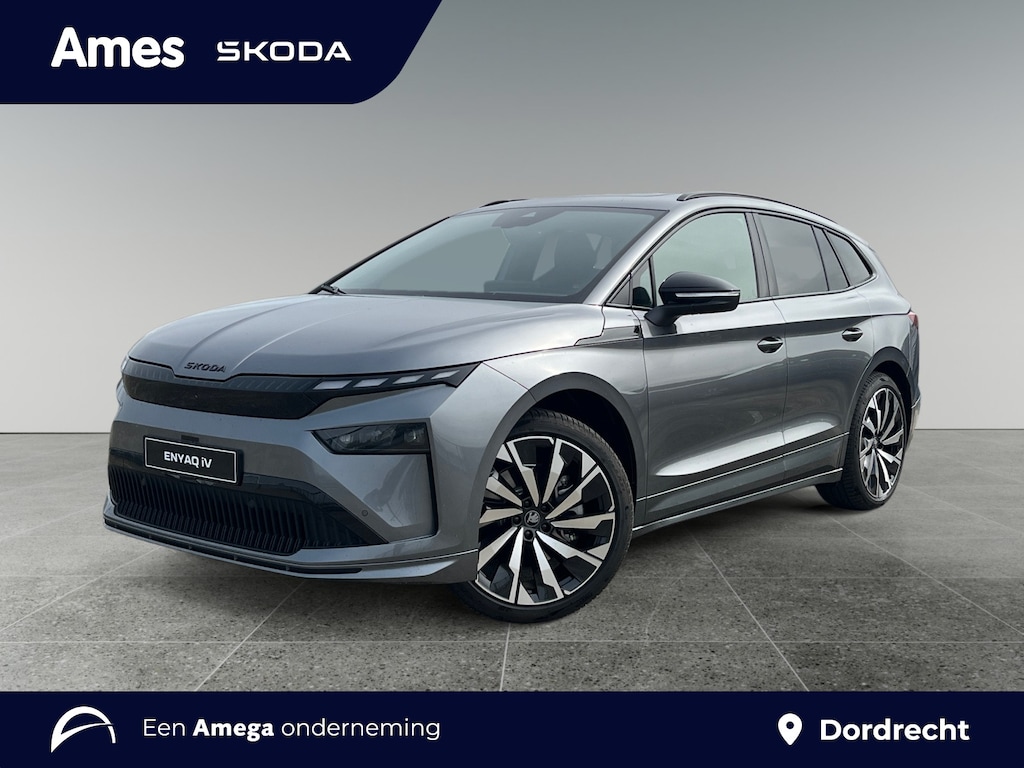 Skoda Enyaq 85 Sportline Tour Edition | 21'' Velgen 'Supernova' | Trekhaak | Panoramadak | 360 Camera | Head-Up Display | CANTON Geluidsysteem