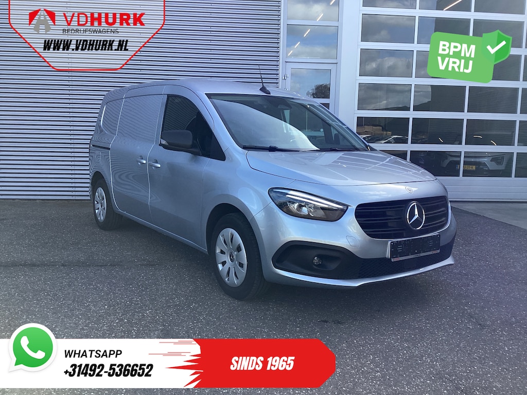 Mercedes-Benz eCitan 112 Pro L2 51 kWh 280 km WLTP LED/ Snellader/ 3Pers./ Stuurverw./ Voorruitverw./ Carplay/ Navi/ Camera/ Climate/ Cruise/ Trekhaak