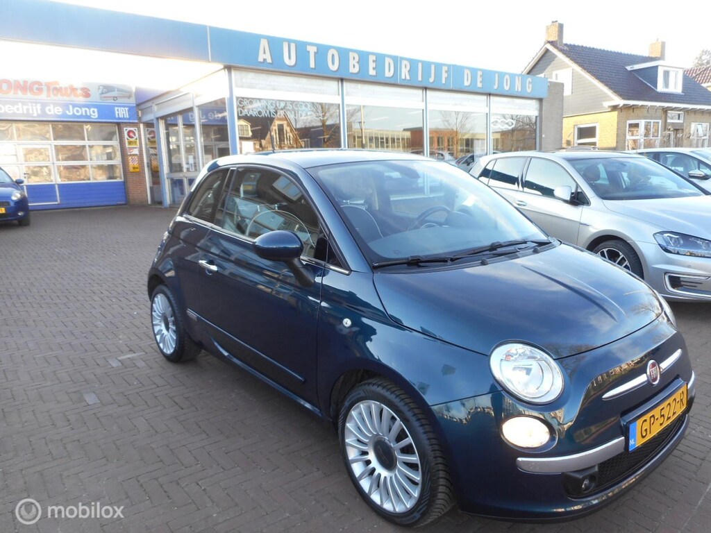 Fiat 500 1.2 Lounge PANODAK+LM-16+RESERVEWIEL+METALLIC