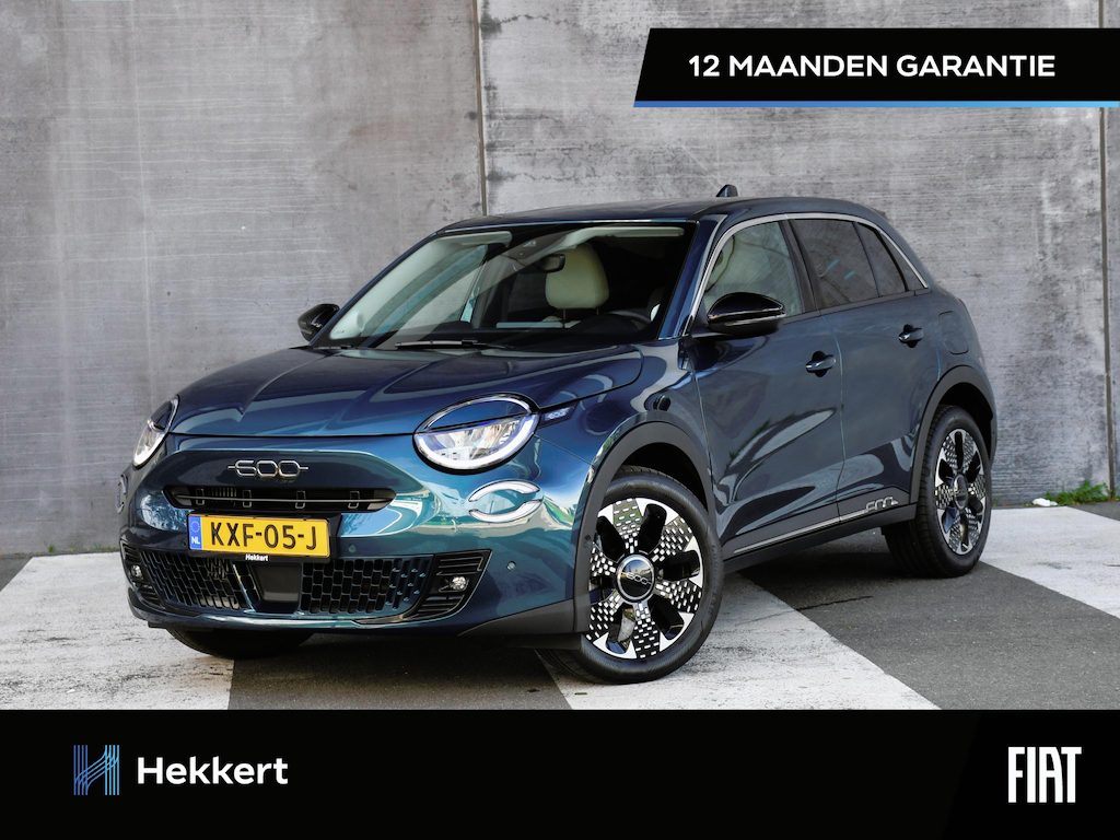 Fiat 600 La Prima 1.2 Hybrid 110pk Automaat MASSAGE | DODE HOEK | 18''LM | CAMERA | DAB | STOELVERW. | ADAPT. CC