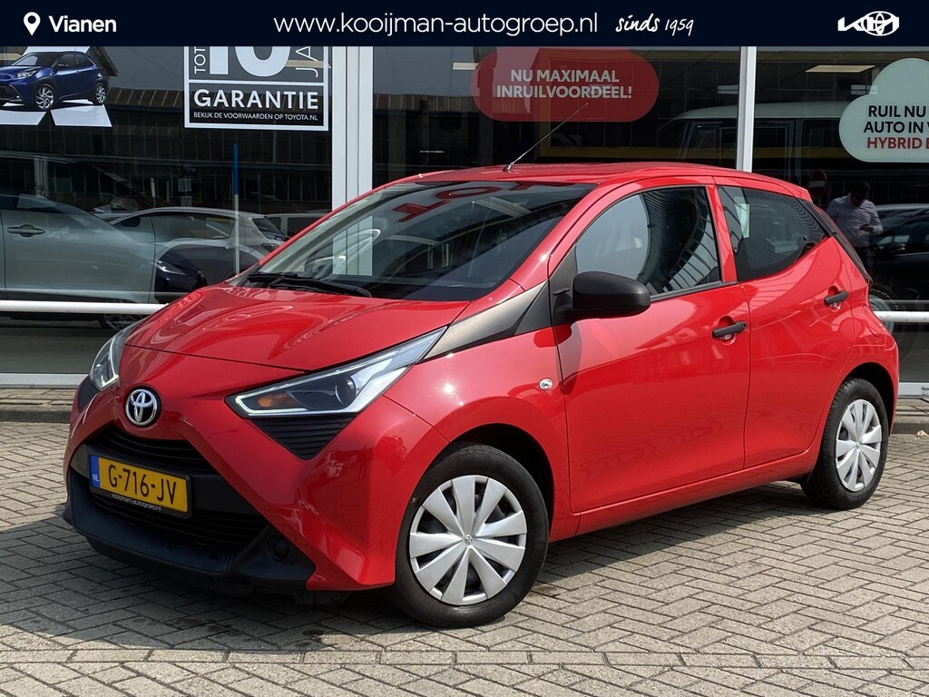 Toyota Aygo 1.0 VVT-i x-fun Airco, Bluetooth, Centrale deurvergrendeling, NL auto slechts 66000km garantie tot 2029!