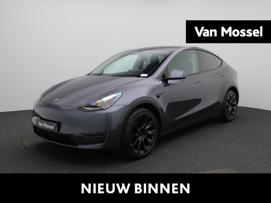 Tesla Model Y Long Range AWD 75 kWh | PANORAMADAK | APPLE CARPLAY | ANDROID AUTO | ACHTERUITRIJCAMERA | PARKEERSENSOREN | ELEKTRISCHE STOELEN | NAVGATIE | LED VERLICHTING | LICHTMETALEN VELGEN |