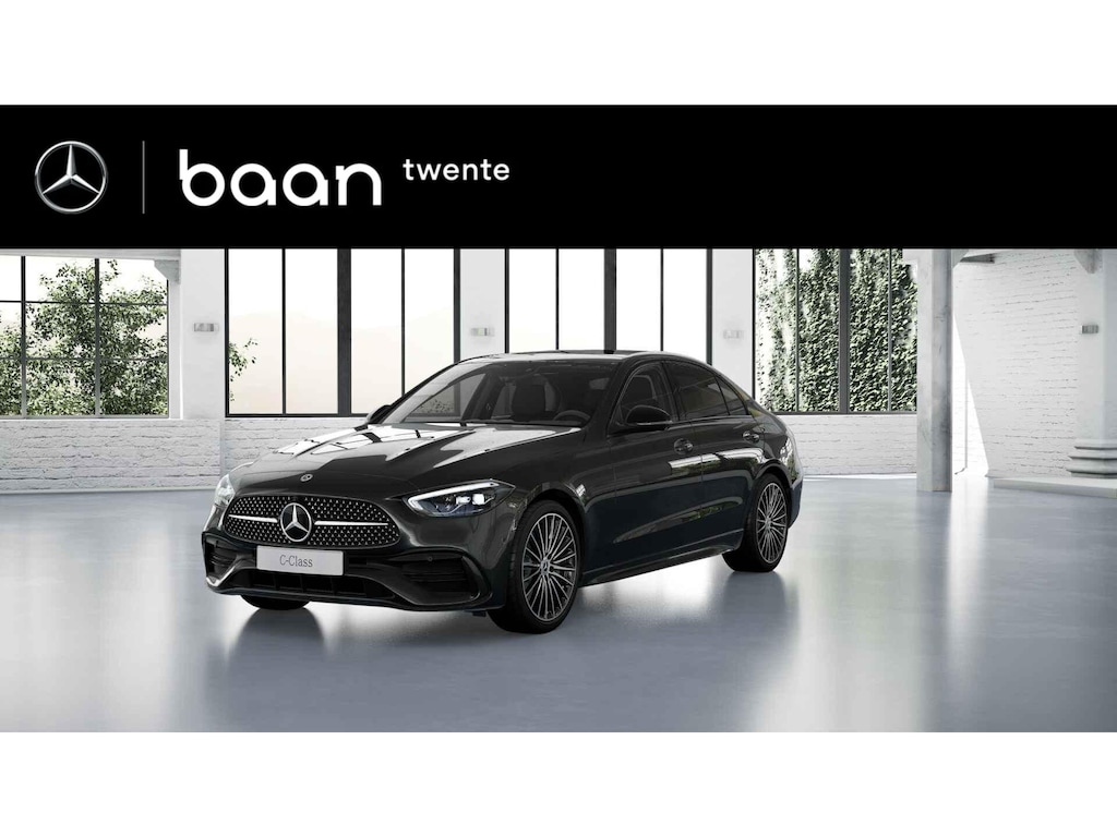 Mercedes-Benz C-klasse C 300 e AMG Line '140 Years Edition' | Memorypakket | Panoramadak | 360 Camera | Trekhaak | Burmester 3D surround sound | Stoelverwarming voor | Nightpakket