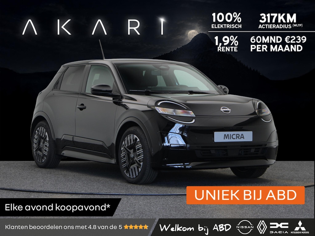 Nissan Micra AKARI 40 kWh 120pk | Uniek bij ABD |