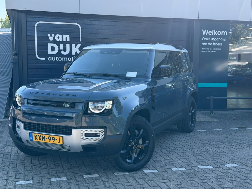 Land Rover Defender 110 2.0 P400e 110 S Trekhaak Panoramadak Meridian audio 20 inch velgen (BLACK) Luchtvering 3d camera adaptive cruise
