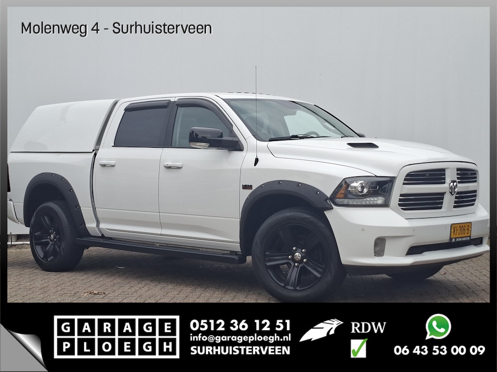 Dodge Ram 1500 5.7 V8 Quad Cab 6'4 LPG Trekhaak Pano Widebody Stoelverw+Ventilatie Alpine Orig.NL Voll.Onderhouden!
