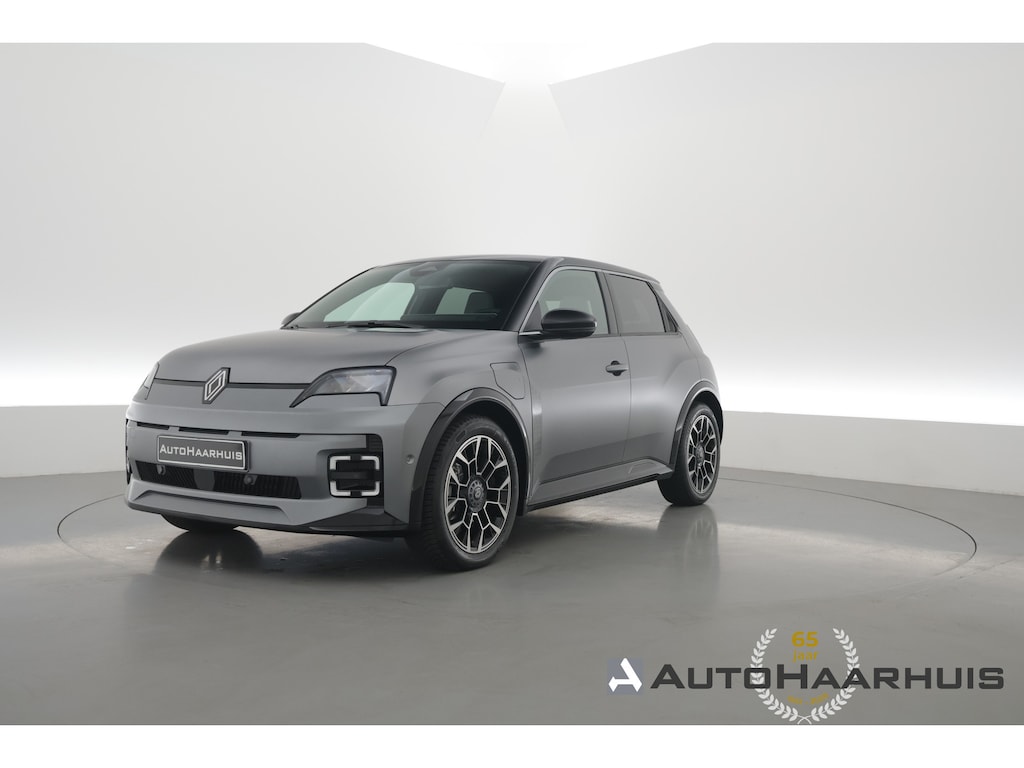 Renault R5 comfort range Roland-Garros 52 kWh | Rijklaar! | MAT Grijs | Pack Safety & Advanced Driving Assist | Camera | All seasons