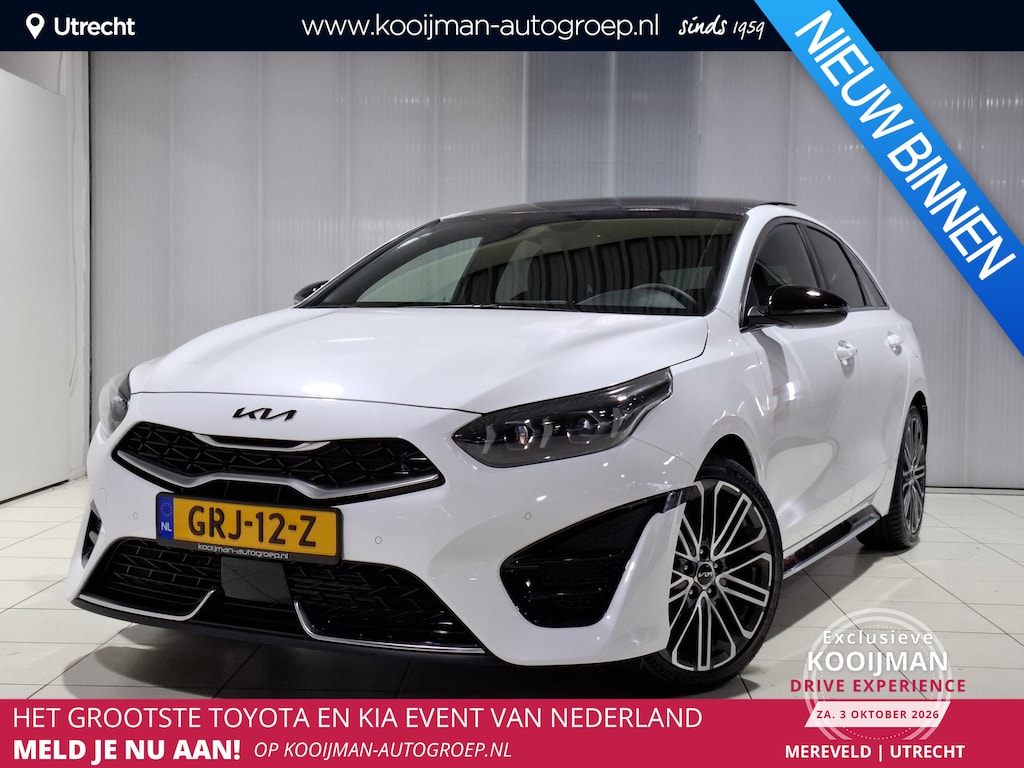 Kia ProCeed 1.5 T-GDi GT-PlusLine AUTOMAAT, NL Auto, 10 jaar garantie, Stoel en stuur verwarming, Schuif kantel dak, Apple Carplay/Android Auto, Navigatie, Camera.