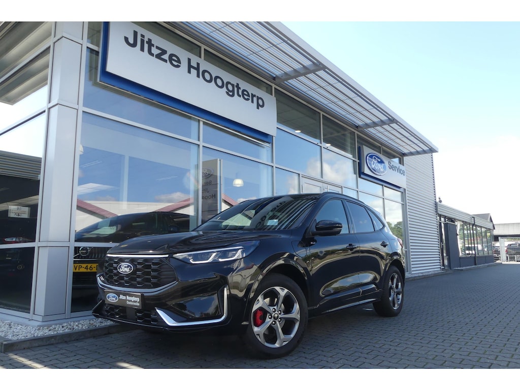Ford Kuga 2.5 PHEV ST-Line X ELEKT. TREKHAAK, PANO, AGR, HUD, MEMORY, 360° CAMERA, WINTER PACK, ADAPT. CRUISE, CLIMA, NAVI, PDC V&A, APPLE CARPLAY/ANDROID AUTO, BLIS, KEYLESS, B&O, ELEKT. ACHTERKLEP, ELEKT. STOELEN, 19.693KM