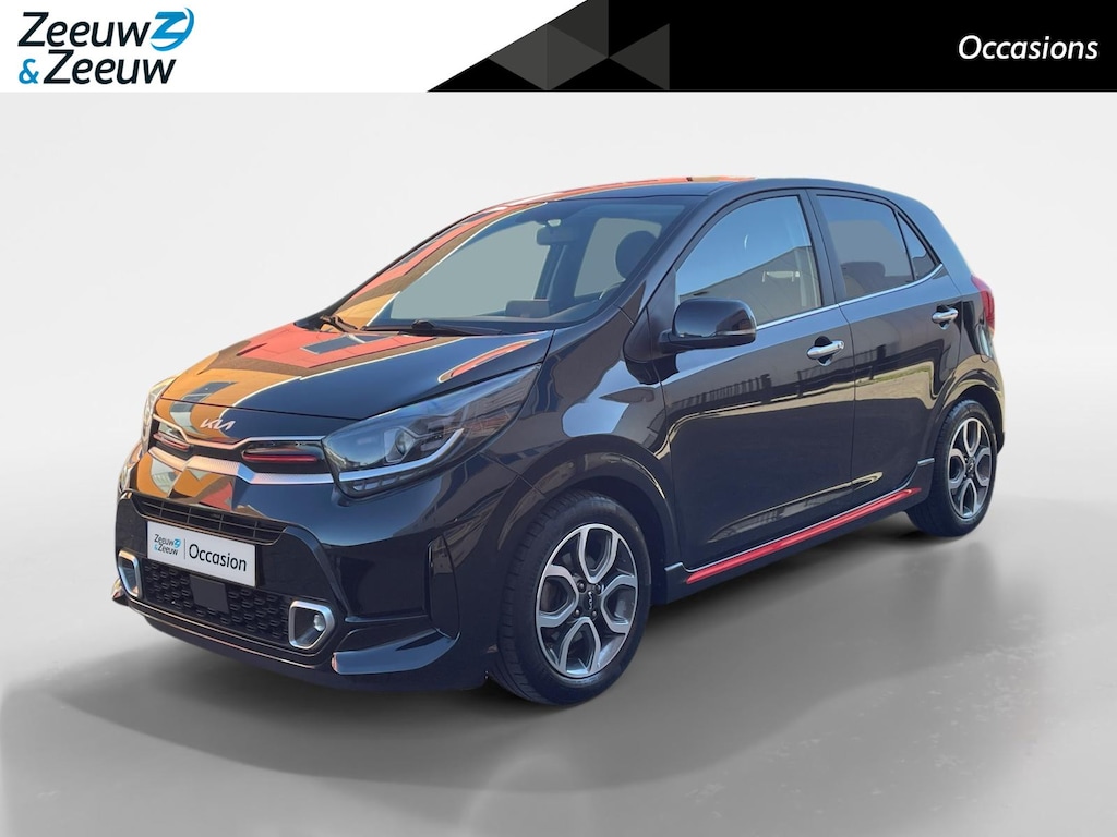 Kia Picanto 1.0 DPi GT-Line | Navigatie| Climate Controle| Lichtmetalen velgen| Camera| Parkeersensoren| Metalliclak