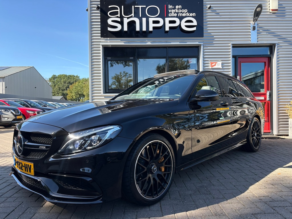Mercedes-Benz C-klasse Estate AMG 63 S Edition 1 -510 PK-KERAMISCH-HUD-2 TONE SCHAALSTOELEN-BURMESTER-PANORAMADAK-19'' LMV-LED-ETC