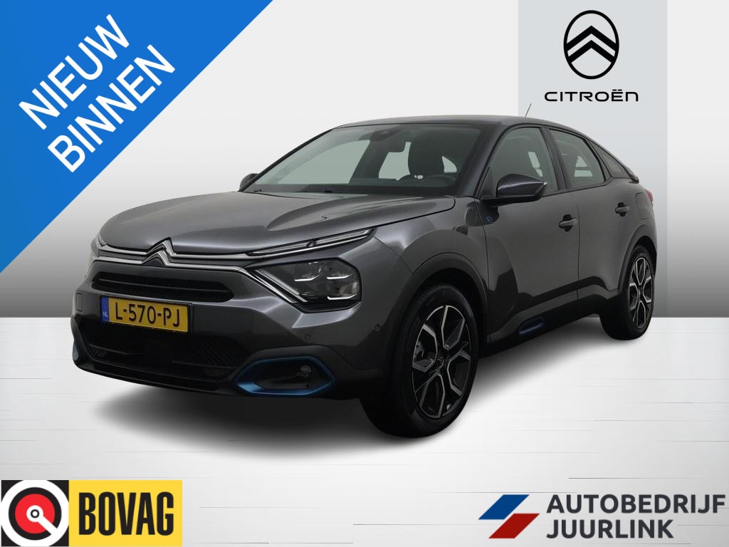 Citroën E-C4 Feel Ed 50 kWh SoH.87% H.Leder/Hud/Ad.Cruise/ 3Fase/Stuurwielverw./Led/18inch/Camera/Nav/CarPlay