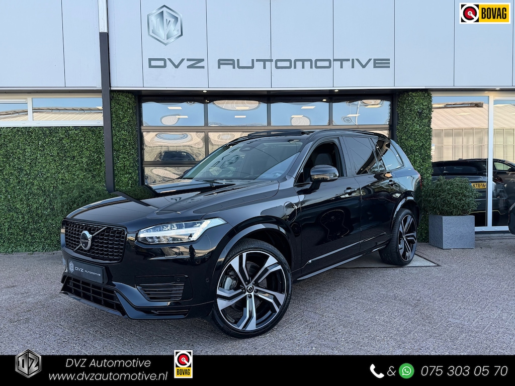 Volvo XC90 2.0 T8 Recharge AWD Ultra Dark | SOH 95% | Massage | Luchtvering | Alcantara | Trekhaak | BTW