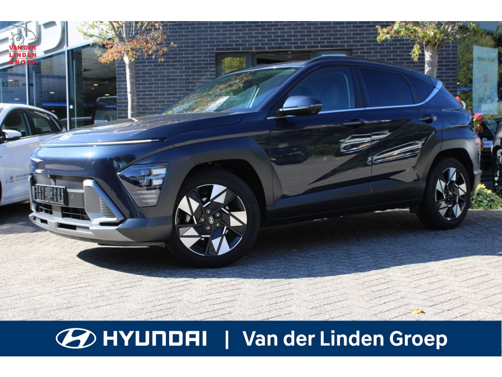 Hyundai Kona 1.6 GDI HEV Premium Leer/360view/18"/Navi "RIJKLAARPRIJS"