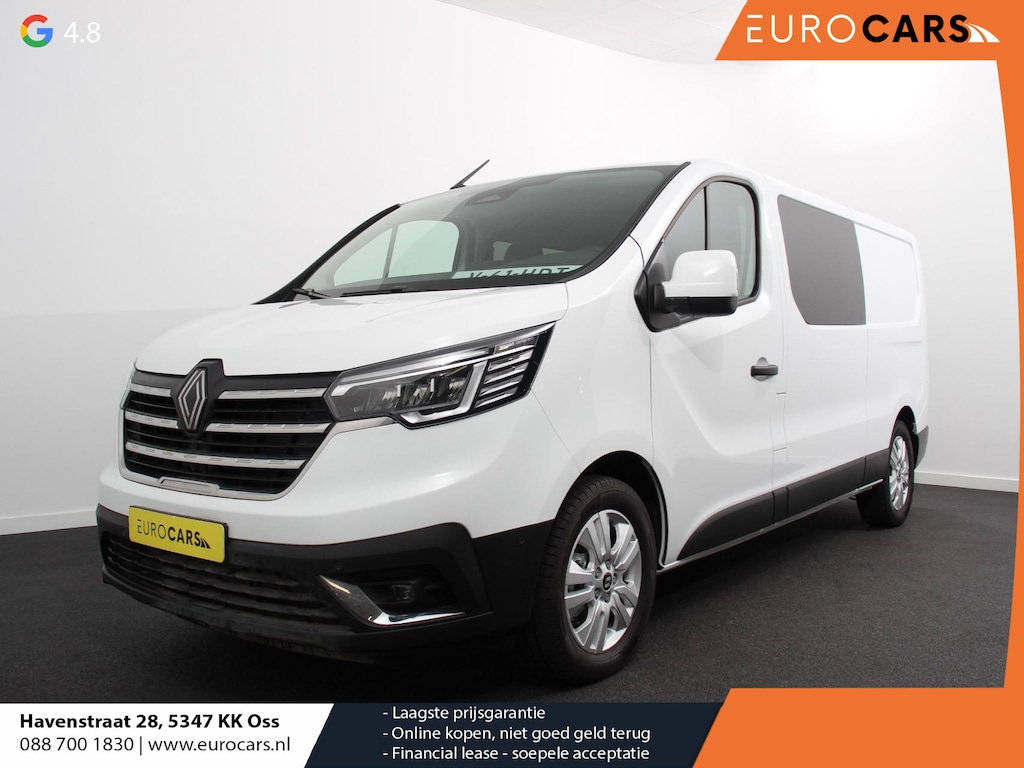 Renault Trafic 2.0 Blue dCi 150 EDC T30 L2H1 Advance Dubbele cabine Navigatie Airco Lichtmetalen velgen Betimmering Trekhaak Camera Parkeer sensoren Dab