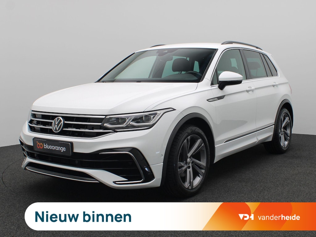 Volkswagen Tiguan 1.5 TSI R-Line Business+ 150PK DSG Trekhaak, Matrix LED Verlichting, 19" LM Velgen, Navi, Keyless, Stoelverwarming