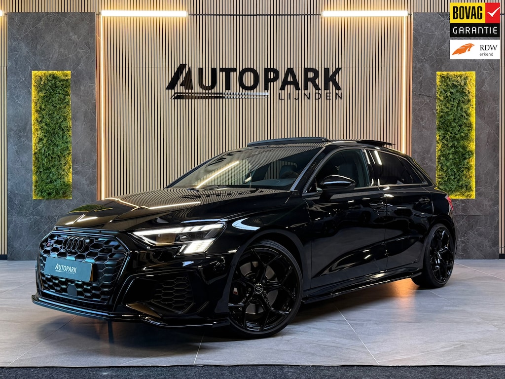 Audi A3 Sportback 2.0 TFSI S3 quattro |PANORAMADAK|MATRIXLED|310PK|DEALER ONDERHOUDEN|SFEERVERLICHTING|CARPLAY|CAMERA|VOL!