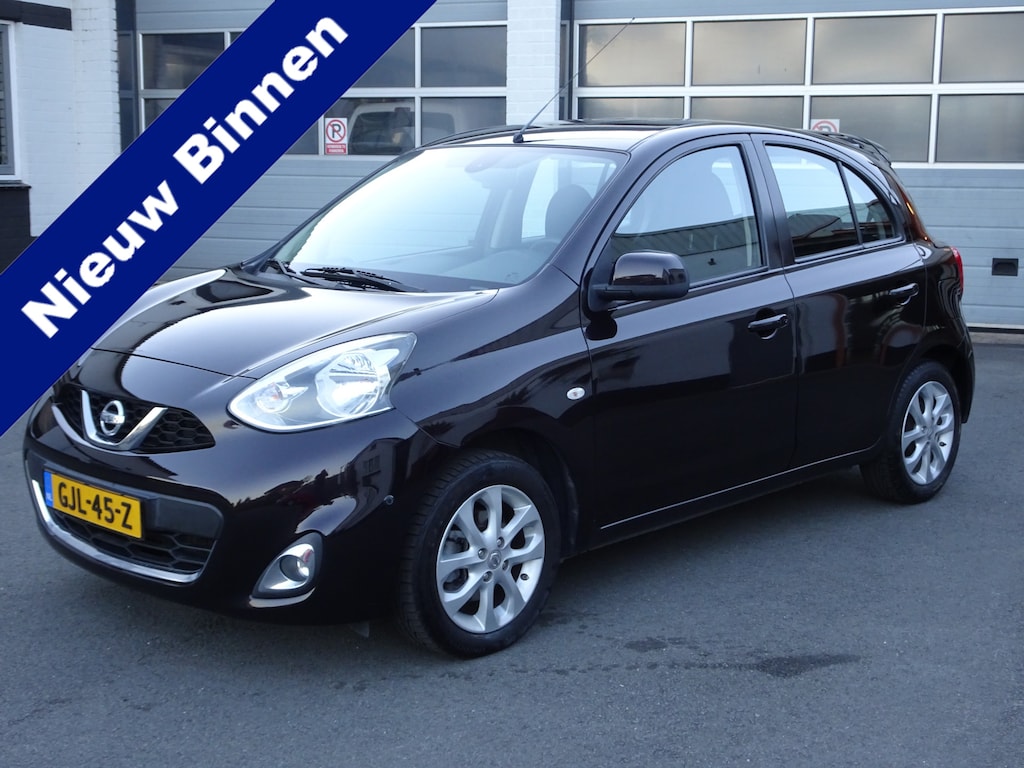 Nissan Micra 1.2 DIG-S Tekna Automatische airco, navigatie, parkeersensoren voor en achter, trekhaak, licht metalen velgen, cruise controle, enz.
