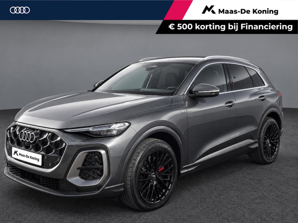 Audi Q5 2.0TFSIe-hybrid 270kW/367PK quattro S Line · Trekhaak · Leder · Camera · Apple/Android Car Play · Drive select · Garantie t/m 25-02-2028