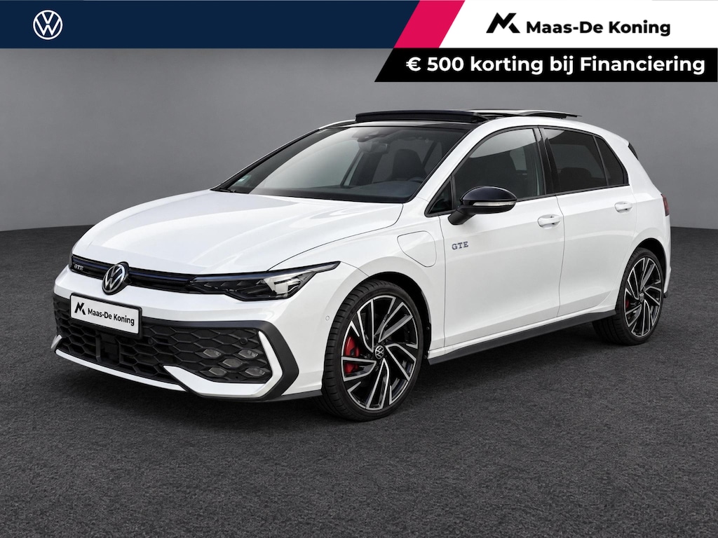 Volkswagen Golf 1.5 272pk DSG eHybrid GTE · Panoramadak · Stoelventilatie · Camera · Elek. Voorstoel · Garantie t/m 21-09-2030 of 100.000km