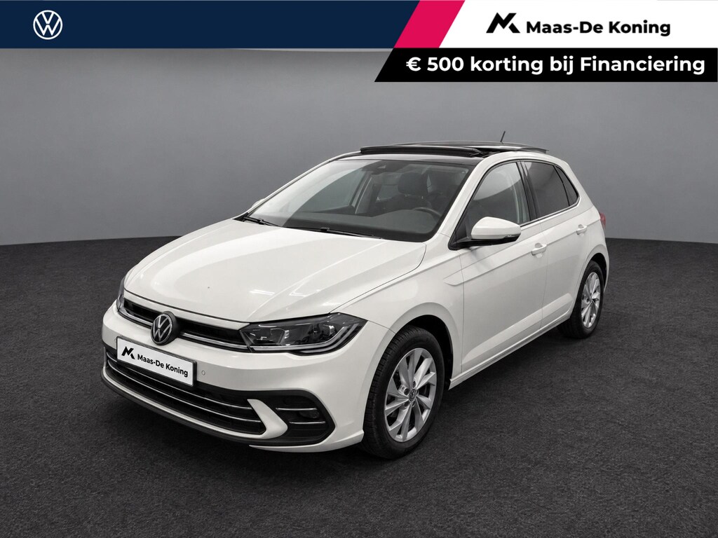 Volkswagen Polo 1.0 TSI 95pk DSG Style · Panoramadak · Camera · Apple/Android Car Play · Navigatie · Stoelverwarming · 16'' Inch ·