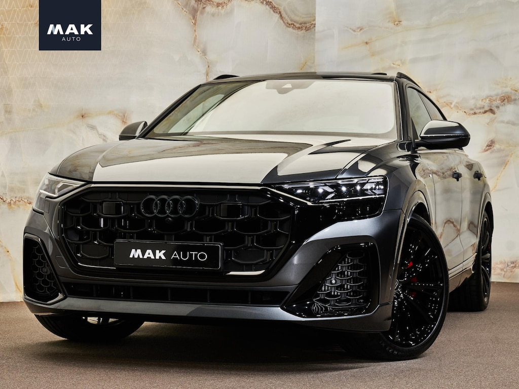 Audi Q8 55 TFSI e Quattro Pro Line S , pano, B&O, 4W-best., OLED, luchtv., tr.haak, S sportstoelen, Laserlicht, HUD, 23", keyless