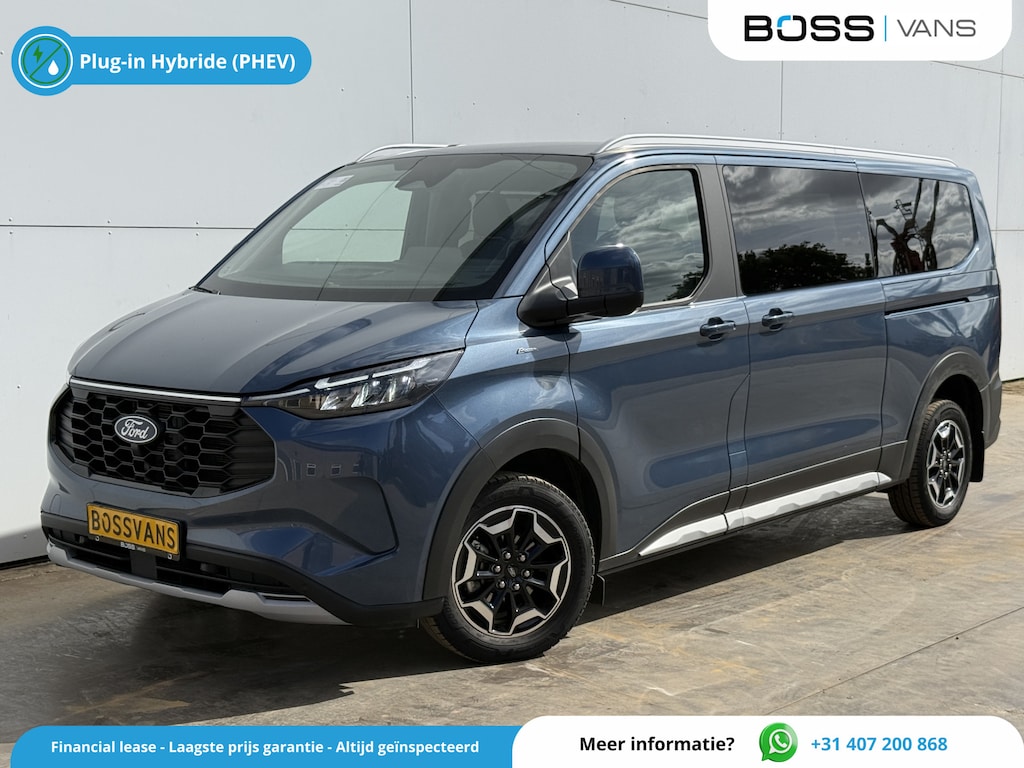 Ford Tourneo Custom 233PK PHEV Prijs Incl. BPM Excl. BTW Automaat 8-Personen Automaat LED B&O Lichtmetalen Velgen PDC Carplay Camera Parkeersensoren Cruise Control