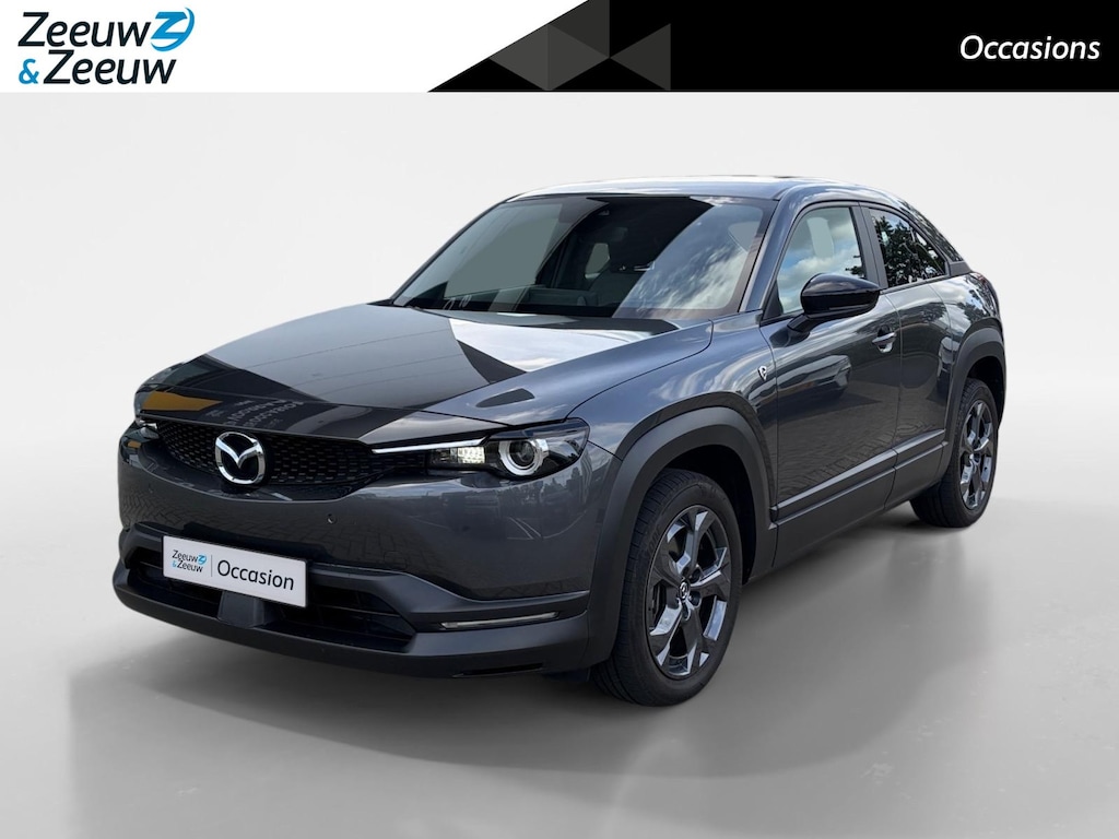 Mazda MX-30 170PK e-SkyActiv R-EV Exclusive-line Automaat | 1ste Eigenaar | Freestyle-Doors | Stoel & Stuurwiel Verwarming | Navigatie | Lichtmetalen Velgen | Dodehoek Detectie | Camera | Parkeersensoren |