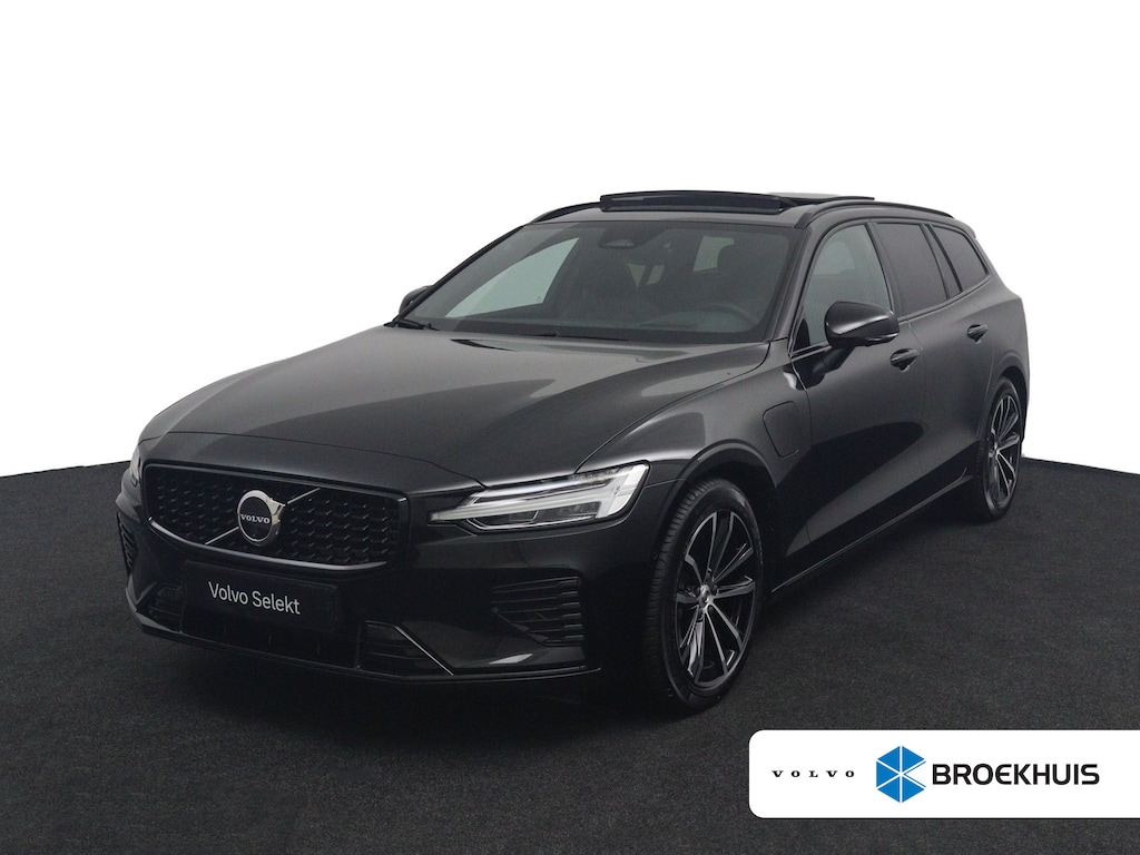 Volvo V60 T8 Plug-in hybrid AWD Plus Dark | Trekhaak | Panoramadak | 360 Camera | Harman/Kardon | CarPlay/Android Auto | Elek. Stoelen |  Keyless | Stoel/ Stuurverwarming