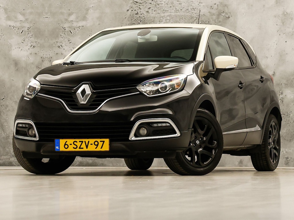 Renault Captur 0.9 TCe Dynamique Black Pack Automaat (NAP, NAVIGATIE, CLIMATE, GETINT GLAS, CAMERA, SPORTSTOELEN, CRUISE, ELEK PAKKET, NIEUWSTAAT)
