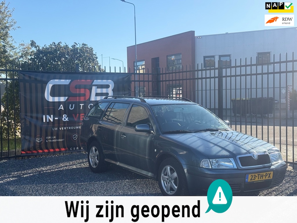 Skoda Octavia Combi 1.6 Démarrage AUTOMAAT!CLIMA!CRUISE CONTROLE!KOOPJE!