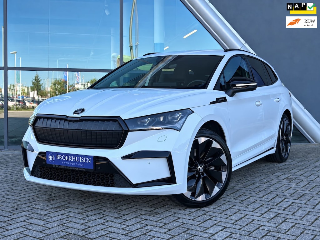 Skoda Enyaq iV 60 Sportline BTW AUTO S.O.H 93,4% Trekhaak / Stoel-Stuurverwarming / Camera