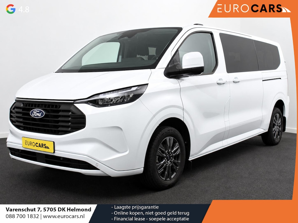 Ford Transit Custom 340 2.5 Automaat PHEV L2H1 Limited 9 PERS Navigatie Apple CarPlay Android Auto Camera Parkeerhulp Adaptive Cruise Control Dodehoekdetectie Stoel- en stuurverwarming Full Led Climate Control Lichtmetalen velgen