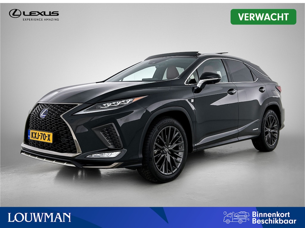 Lexus RX 450h 4WD F Sport Line | Mark Levinson | 360 Camera | Panorama Schuif/kantel dak | Rood Lederen bekleding | Memory Seat | Stoel+stuurverwarming |Stoelventilatie | Blind Spot Monitor | Head-Up Display | Elektrische