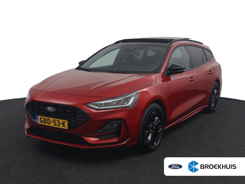 Ford Focus Wagon 1.0 EcoBoost ST Line X Black Edition | Black edition | Panoramadak | AGR Stoel | 18 Inch | B&O Audio | Winterpack | Adaptive Cruise | Camera