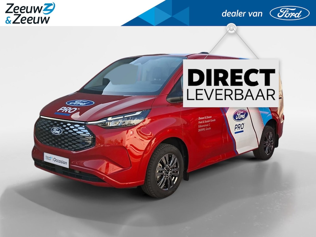 Ford E-Transit Custom 320 L1H1 Limited 65 kWh | 136 pk | DEMO | Dubbele schuifdeur | Pro Power Onboard | B&O | 17inch velgen