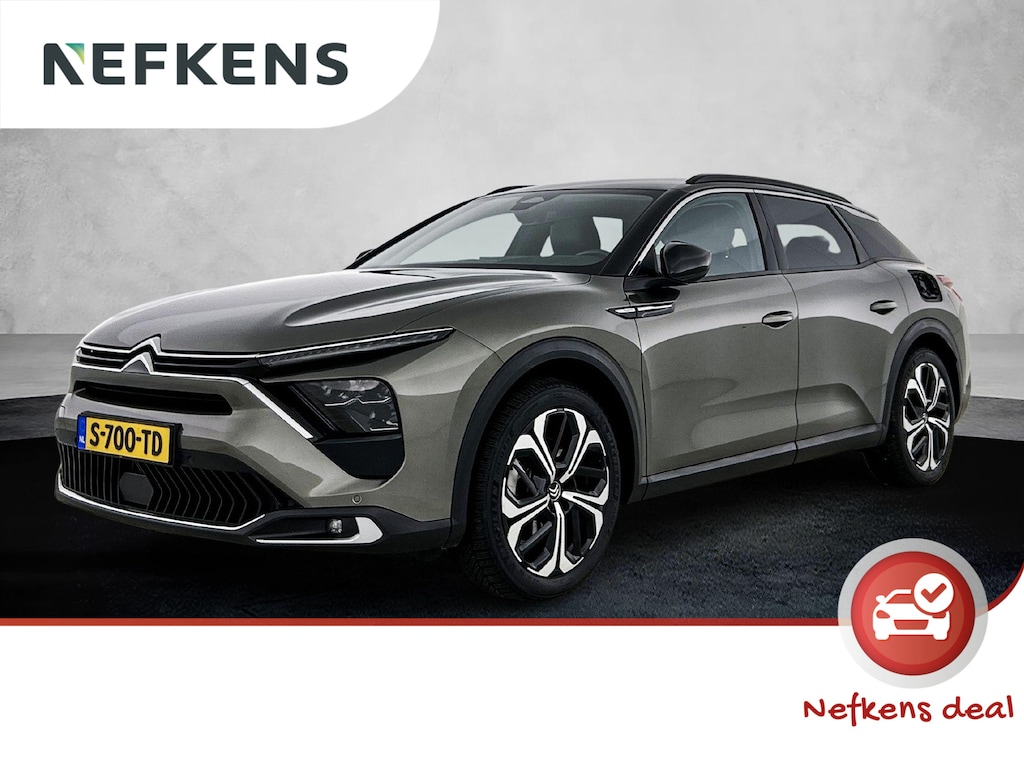 Citroën C5 X 1.6 Plug-in Hybrid 225pk Business Plus Automaat | Stoelverwarming | Dakrails | Navigatie | Climate Control | Adaptieve Cruise Control | Camera | 19"LMV | Keyless Entry/Start |