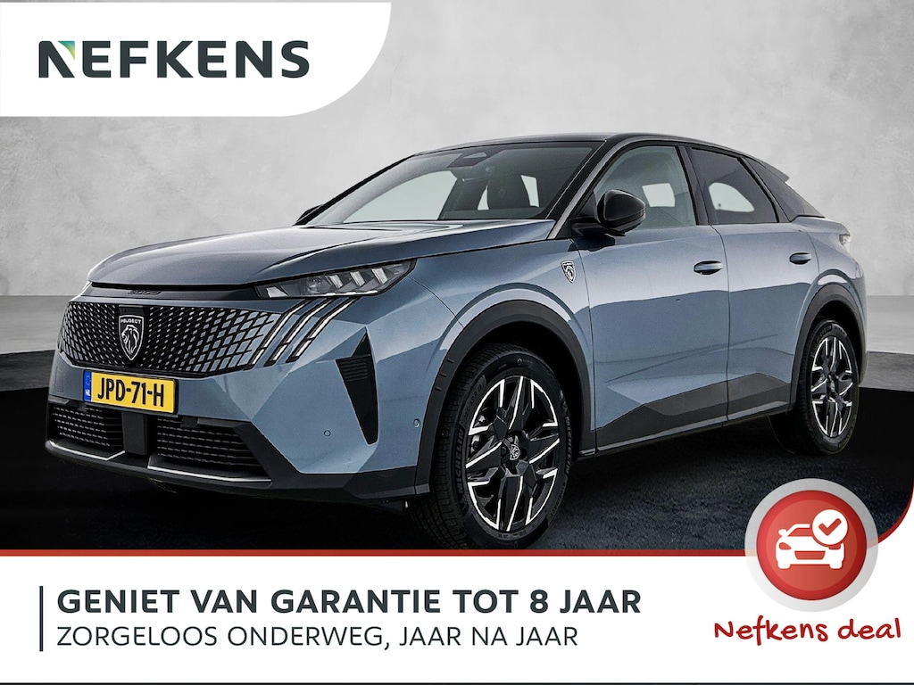 Peugeot 3008 1.2 145pk Hybrid GT Automaat | Elektrische Achterklep | 360 Camera | Navigatie | Adaptieve Cruise Control | Matrix-LED | 19"LMV | Dodehoekdetectie | Keyless Entry/Start | Stoelverwarming | Apple Carplay/Android Auto |