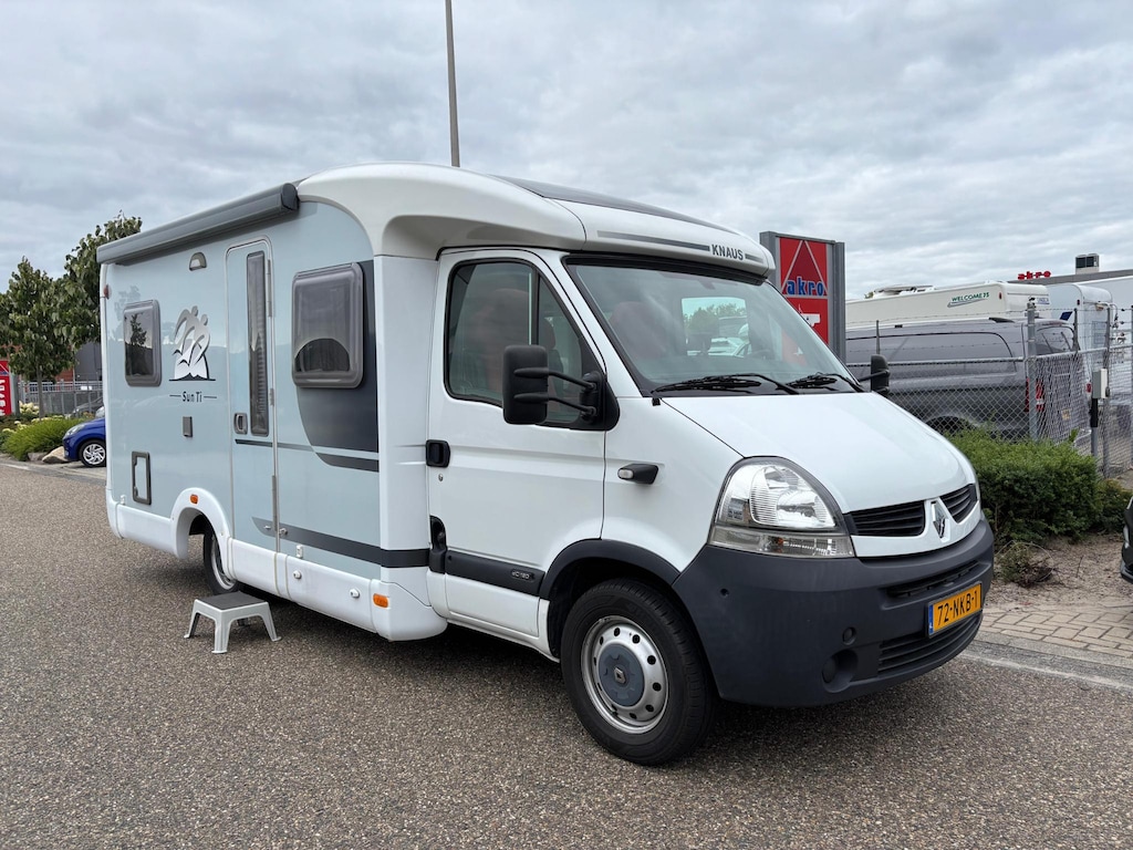 Knaus Sun Ti Renault Master 2.5 dCi | Camper | Cassetteluifel | Fietsendrager achter | Elektrische ramen voor | NAVI | PANO | Auto airco