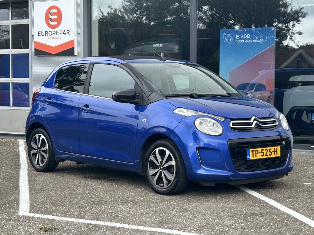 Citroën C1 1.0 VTi Airscape 68PK S&S 5D Airscape Shine Navigatie | Achteruitrijcamera | Climate control | Elektrisch vouwdak | LM-velgen
