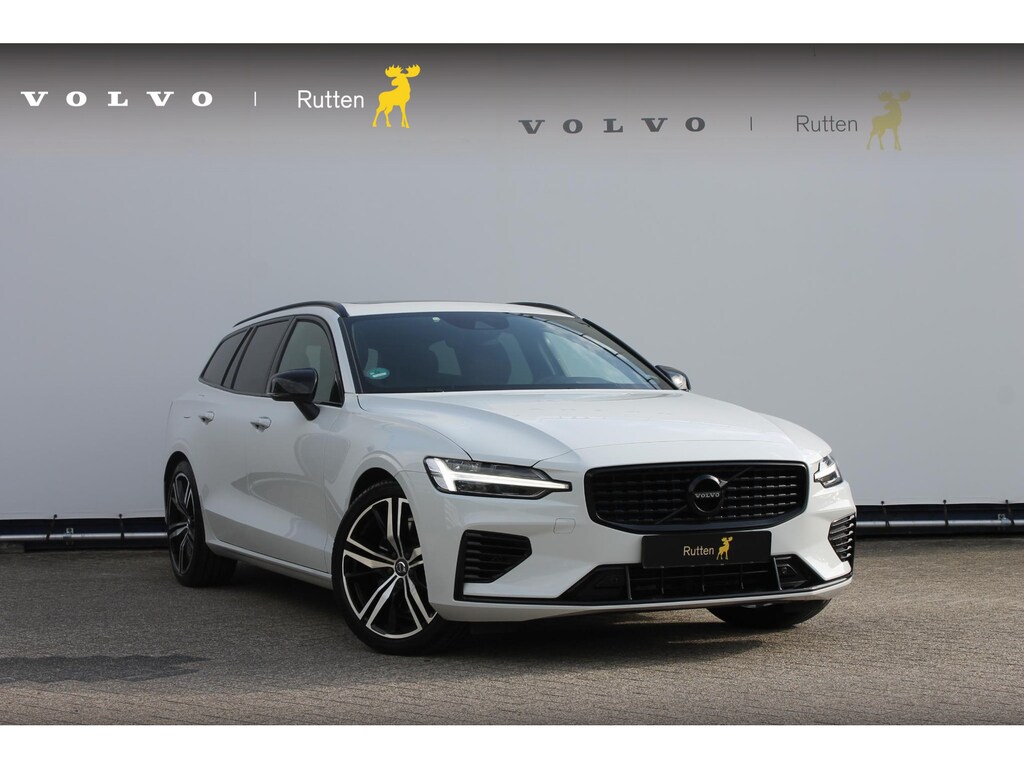 Volvo V60 T6 340pk automaat Recharge AWD R-Design Panoramich schuif kanteldak / Semi elektrisch wegklapbare trekhaak / Adaptieve cruise control
