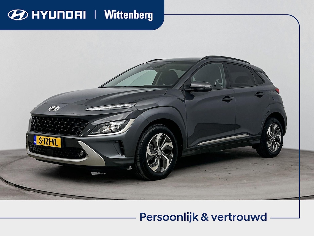 Hyundai Kona 1.6 GDI HEV Fashion | Dodehoek | Head-up display | Navigatie | Camera |