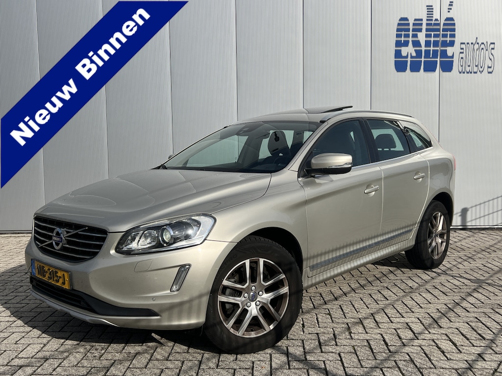 Volvo XC60 2.0 D3 Automaat FWD Polar+ Trekhaak Navigatie Panoramdak Camera Elek Stoelen Leder Stoelverwarming Standkachel Xenon NL Auto