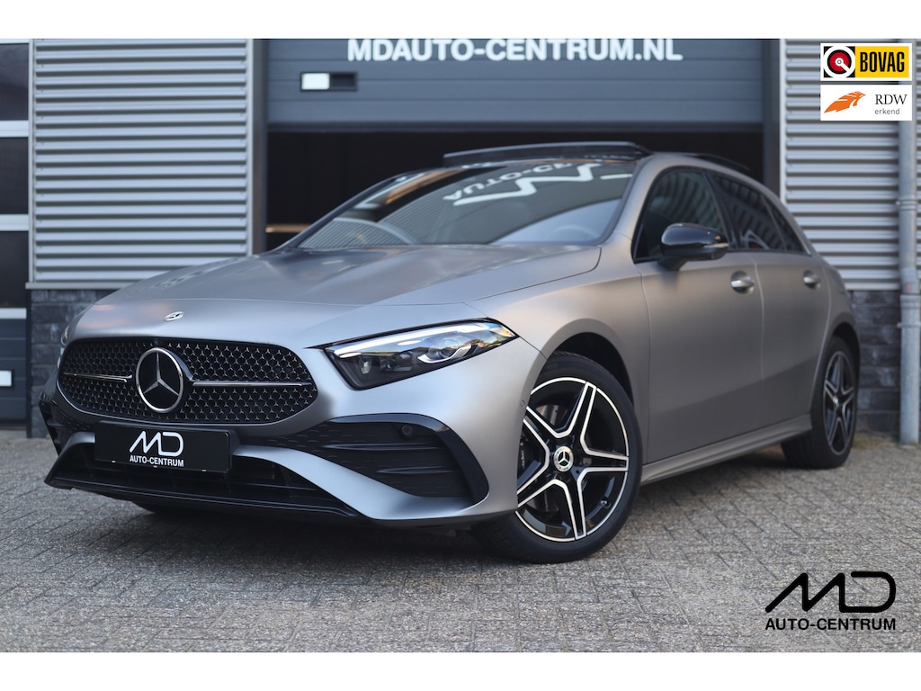 Mercedes-Benz A-klasse 250 e AMG| Matgrijs| Pano| Memory| 360 Cam