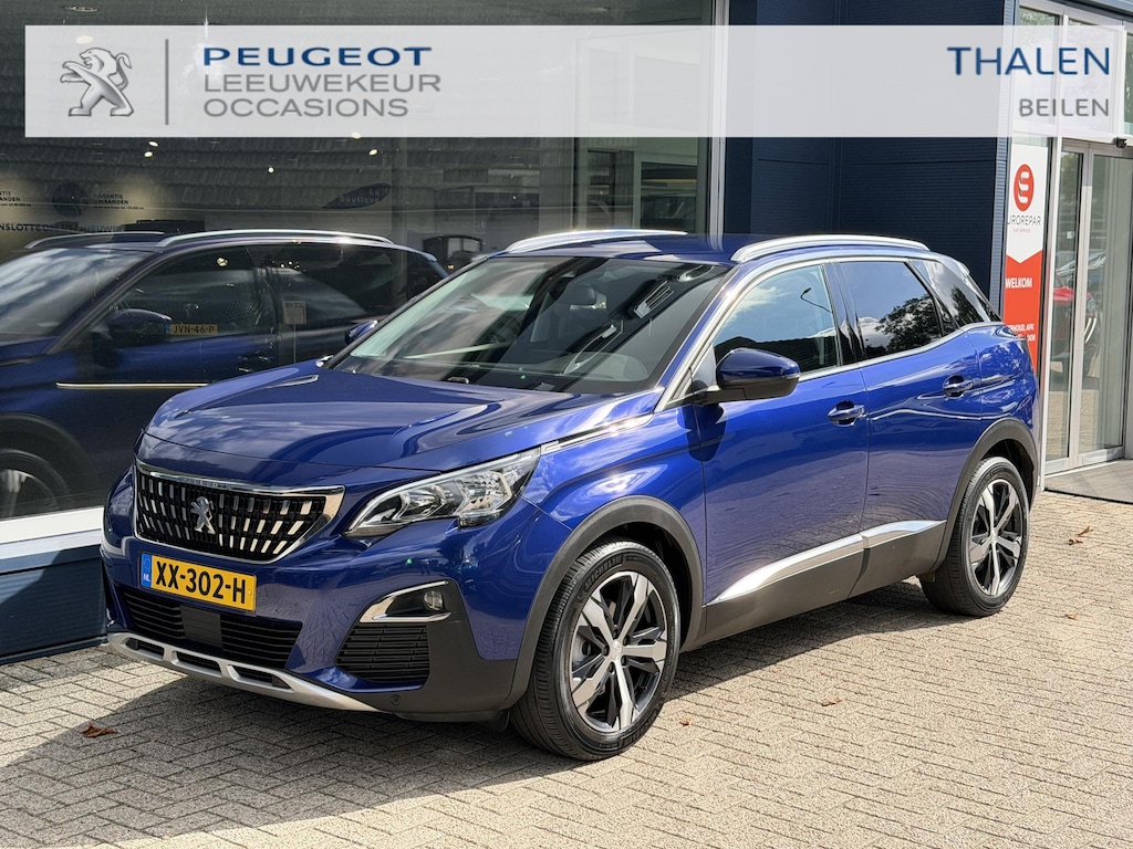 Peugeot 3008 1.2 Turbo 130PK Allure | Trekhaak 1400KG | Hoge Zitpositie | Stoelverwarming | Navigatie | Cruise Control | Lichtmetalen velgen | Climate Control | Parkeercamera | Half lederen bekleding.